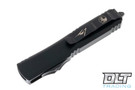 Microtech 119-1TS Ultratech Hellhound - Black Handle - Black Blade