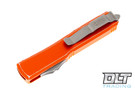 Microtech 122-D12DOR Ultratech D/E - Distressed Orange Handle - Apocalyptic Blade