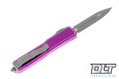 Microtech 122-D12DVI Ultratech D/E - Distressed Violet Handle - Apocalyptic Blade