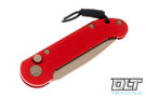 Microtech 135-13RD LUDT - Red Handle - Bronze Blade