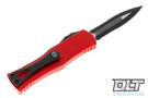 Microtech 702-2RD Hera D/E - Red Handle - Black Blade