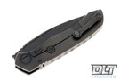 Microtech 190C-2DLCTCFITI Anax S/E - DLC Titanium - Carbon Fiber Inlay - Partially Serrated DLC Blade