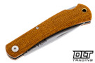 Smith & Sons Mudbug - Natural Burlap Micarta