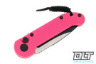 Microtech 135-1PK LUDT - Pink Handle - Black Blade