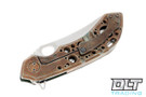 Olamic Cutlery Wayfarer 247 Mouflon - Satin - Fat Carbon Green Dark Matter & Neontropic - Acid Rain Holes - 624