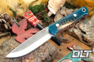 Bark River Bushcrafter II Emerald Pinecone - Red Liners