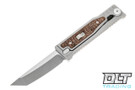 Reate EXO-M 3V Tanto - Burlap Micarta