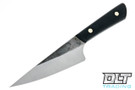 Edge Knife Works 4.5" Utility - Black Canvas Micarta #2
