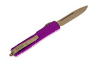 Microtech 121-13VI Ultratech S/E - Violet Handle - Bronze Blade