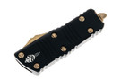Microtech 819-13S Mini Troodon Hellhound - Black Handle - Bronze Blade - Signature Series