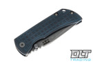 McNees PM MAC 2 3" - Frag - Blue Atomic Anodized Titanium - Matte Stonewashed MagnaCut Blade
