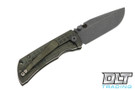 McNees PM MAC 2 3" - Frag - Green & Bronze Atomic Anodized Titanium - Matte Stonewashed MagnaCut Blade
