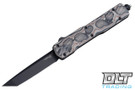 Hogue Counterstrike Auto - Tanto Black Blade - G-Mascus Dark Earth G-10 & Aluminum