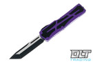 Heretic Colossus T/E Battleworn Black MagnaCut - Purple Handle - Battleworn Black Hardware & Clip