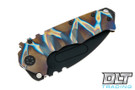 Medford Praetorian T Drop Point - PVD 3V - Faced, Flamed, & Bronze Titanium - PVD Hardware & Clip #1