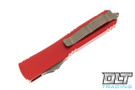 Microtech 122-13APRD Ultratech D/E - Red Handle - Bronze Apocalyptic Blade Microtech 122-13APRD Ultratech D/E - Red Handle - Bronze Apocalyptic Blade