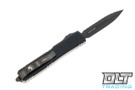 Microtech 122-3DLCTS Ultratech D/E - Black Handle - Black DLC Blade - Signature Series