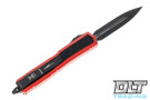 Microtech 206-1RDS Makora D/E - Red Handle - Black Blade - Signature Series