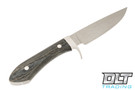 White River Sendero Classic - Black & OD Linen Micarta - Leather