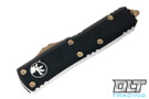 Microtech 231-13 UTX-85 S/E - Black Handle - Bronze Blade