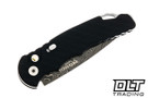 Pro-Tech TR-5 - Black Handle - Chad Nichols Damascus Blade