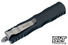 Microtech 225-12AP Dirac D/E - Black Handle - Apocalyptic Blade