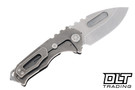 Medford Praetorian Genesis T Drop Point - Tumbled S90V - Tumbled Titanium