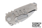 Medford Praetorian Genesis T Drop Point - Tumbled S90V - Tumbled Titanium