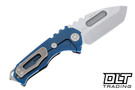 Medford Praetorian Genesis T Tanto - Tumbled S90V - Flamed & Blue Titanium #2