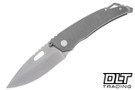 PMP Ares - Bead Blasted Titanium - Stonewashed Blade