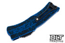 Heretic Roc - Breakthrough Blue Handle - Two Tone Battle Black MagnaCut Blade - Battle Black Hardware