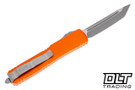 Microtech 123-10APOR Ultratech T/E - Orange Handle - Apocalyptic Blade