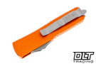 Microtech 232-10APOR UTX-85 D/E - Orange Handle - Apocalyptic Blade