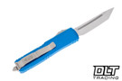 Microtech 233-4BL UTX-85 T/E - Blue Handle - Satin Blade