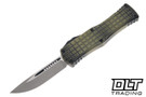 Microtech 703-10APFRGS Hera S/E - Green Frag Handle - Apocalyptic Blade - Signature Series
