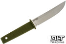 Cold Steel Kobun Lynn Thompson Signature fixed blade with OD green handle. 