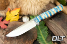 Bark River Bravo 1 A2 Blue & Yellow Mammoth - Red Liners - Rampless