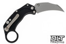 Reate EXO-K Karambit - Black Aluminum - Stonewashed