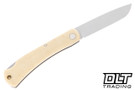 Smith & Sons Mudbug - White Burlap Micarta