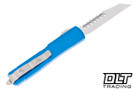 Microtech 119W-10BLS Ultratech Warhound - Blue Handle - Stonewashed Blade - Signature Series