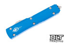 Microtech 119W-10BLS Ultratech Warhound - Blue Handle - Stonewashed Blade - Signature Series