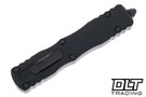 Microtech 225-2T Dirac D/E - Black Handle - Black Blade