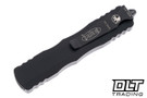 Microtech 225-2T Dirac D/E - Black Handle - Black Blade