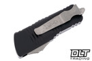 Microtech 238-10AP Mini Troodon D/E - Black Handle - Apocalyptic Blade