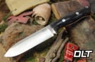 Bark River Bravo Alpha Cru-Wear Black Canvas Micarta - Red Liners