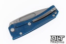 Medford Slim Midi Marauder Tanto - Tumbled S90V - Blue Titanium