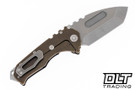 Medford Praetorian T Tanto - Tumbled S90V - Flamed & Bronze Titanium #4