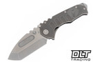 Medford Praetorian T Tanto - Tumbled S90V - Engraved MKT Logo Tumbled  Titanium