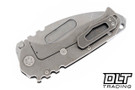 Medford Praetorian T Tanto - Tumbled S90V - Engraved MKT Logo Tumbled  Titanium
