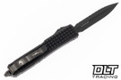 Microtech 122-3UT-DS Ultratech D/E - Black Frag Handle - Black DLC Blade - Signature Series